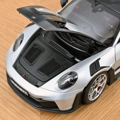 Norev 2022 Porsche 911 992 GT3 RS w/ Weissach Package GT Silver Metallic 1:18