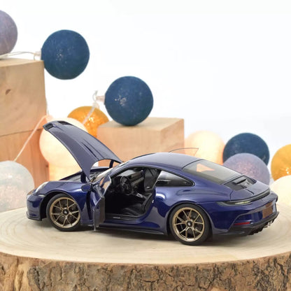 Norev Porsche 911 992 GT3 Touring Edition Gentian Blue Metallic 1:18