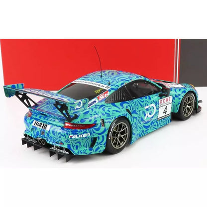 Ixo 2018 Porsche 911 991.2 GT3 R No.4 VLN 7 Nürburgring 2018 Blue Camo 1:18