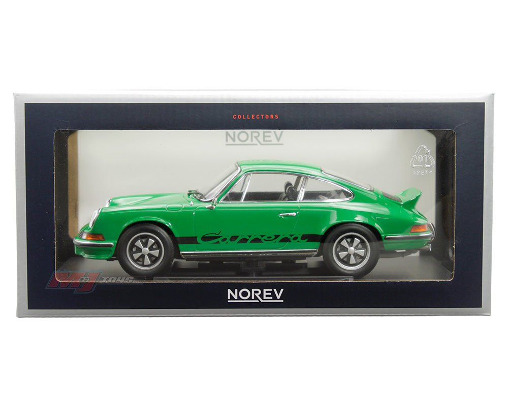 Norev 1973 Porsche 911 RS Touring G Series Green with black deco 1:18