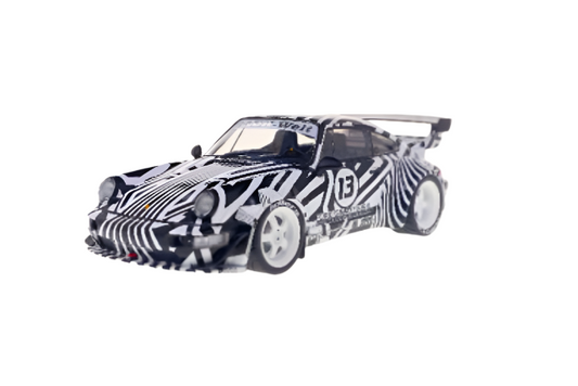 Solido 2022 Porsche 911 964 RWB "The Zebra" Camoflauge No 13 1:18