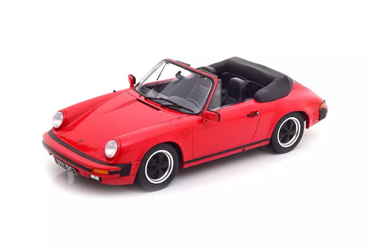 KK Scale Porsche 911 SC Cabriolet 1983 G Series Red 1:18