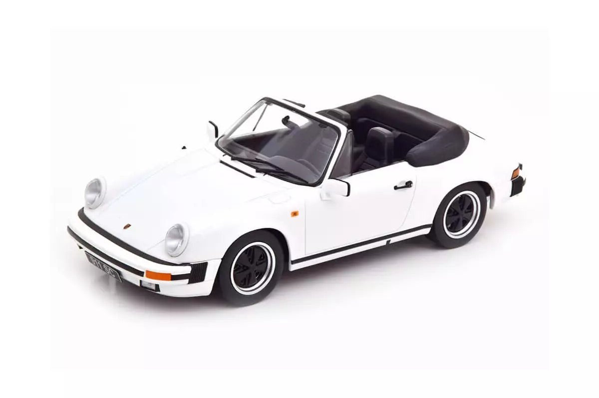 KK Scale Porsche 911 SC Cabriolet 1983 G Series w/ Removable Top White 1:18