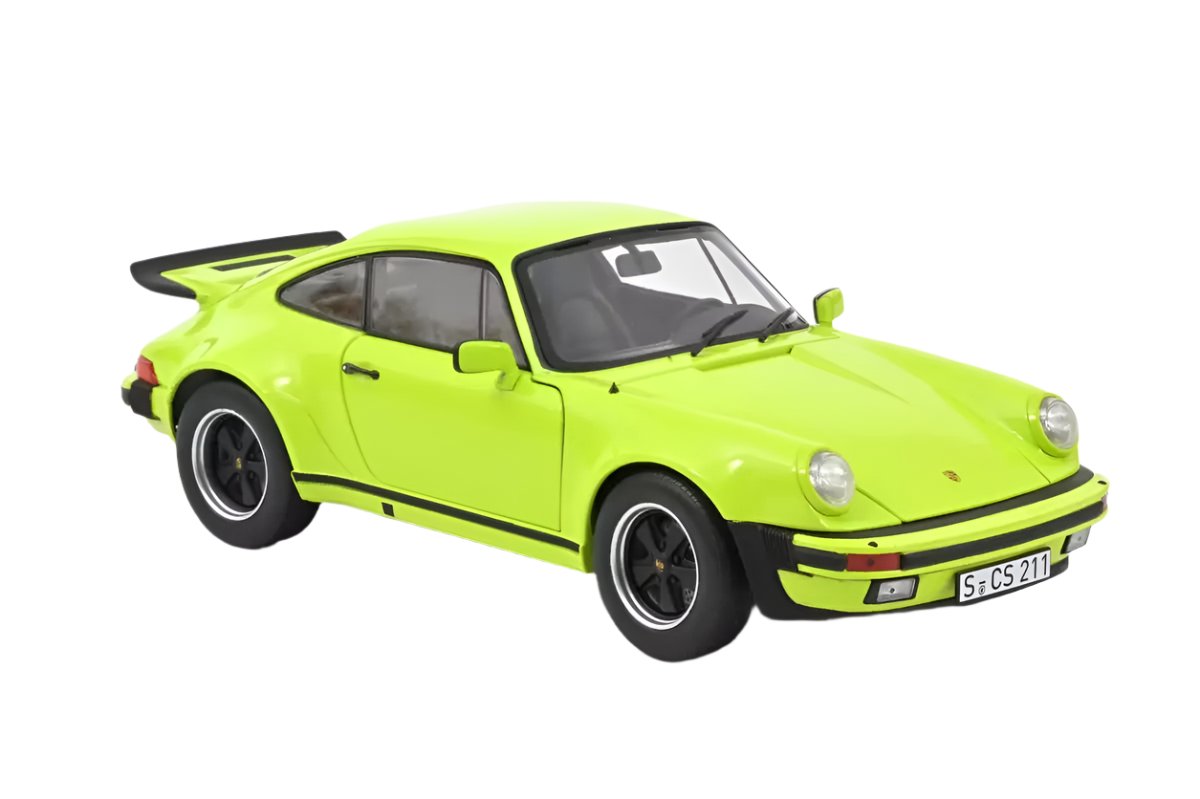 Norev Porsche 911 Turbo 3.0 1976 G Series Light Green 1:18