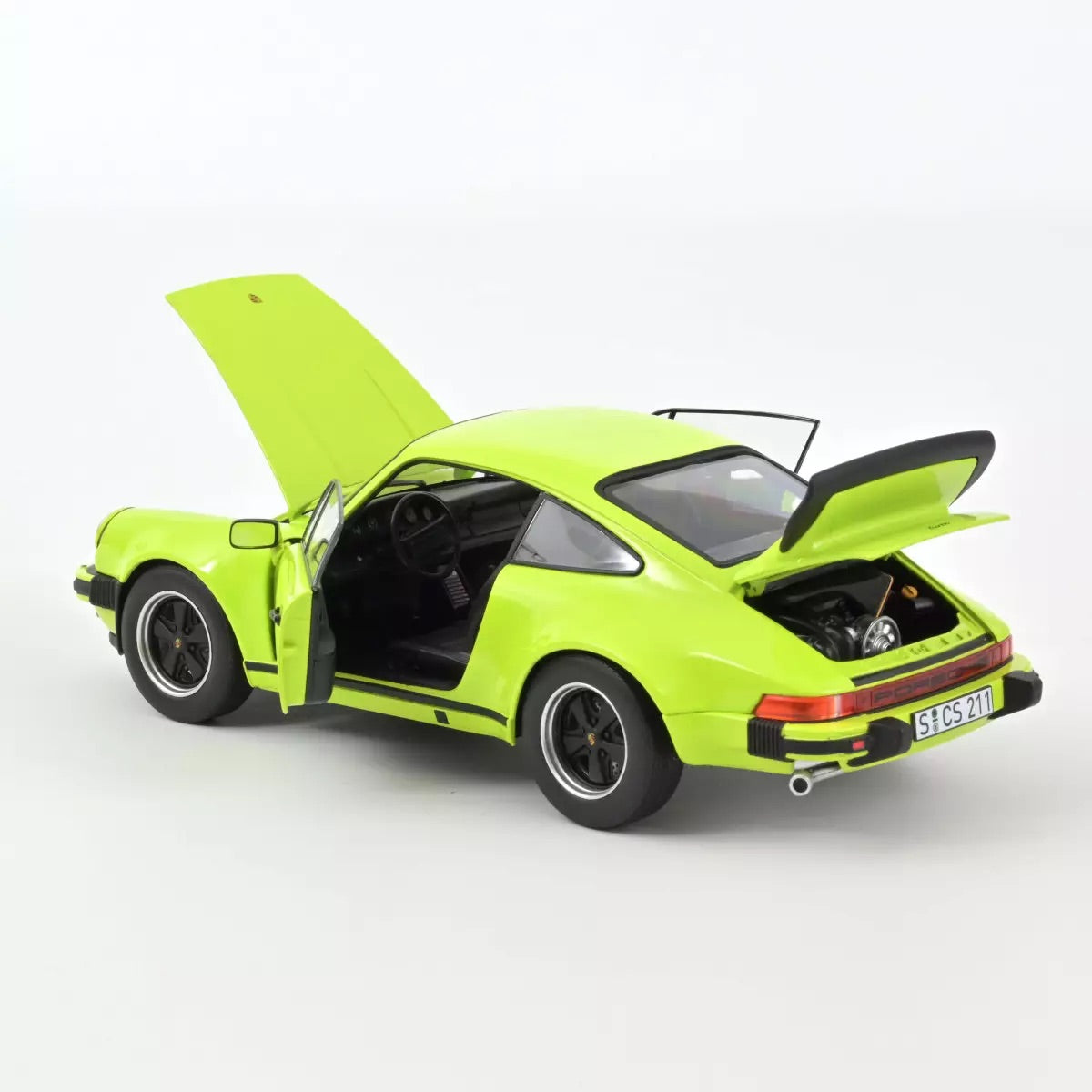 Norev Porsche 911 Turbo 3.0 1976 G Series Light Green 1:18