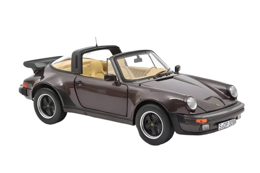 Norev Porsche 911 Turbo Targa w/ Removable Top 1987 G Series Brown metallic 1:18