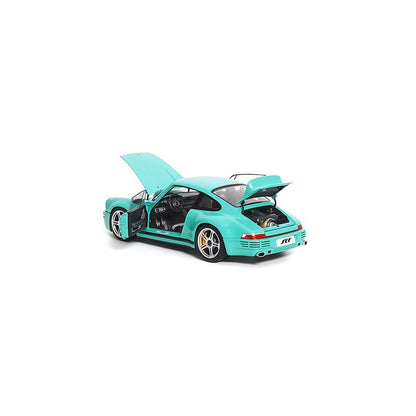 Almost-Real 2018 Porsche 911 964 RUF SCR Coupe Mint Green 1:18