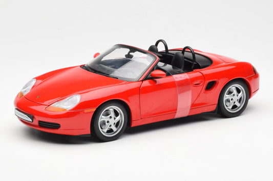 UT Models 1996 Porsche 986 Boxster Cabriolet Guards Red 1:18