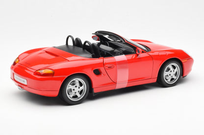 UT Models 1996 Porsche 986 Boxster Cabriolet Guards Red 1:18