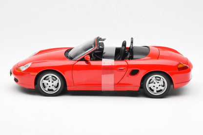 UT Models 1996 Porsche 986 Boxster Cabriolet Guards Red 1:18