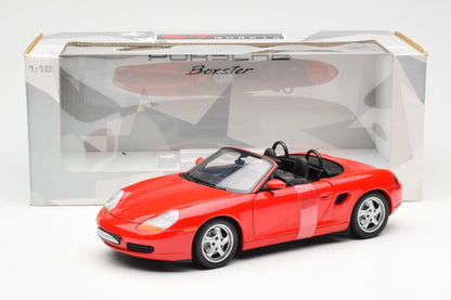 UT Models 1996 Porsche 986 Boxster Cabriolet Guards Red 1:18