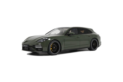 GT Spirit 2021 Porsche Panamera Turbo S Sport Turismo Green 1:18 Resin