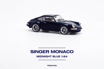 Pop Race Porsche 911 Singer Monaco Midnight Blue 1:64