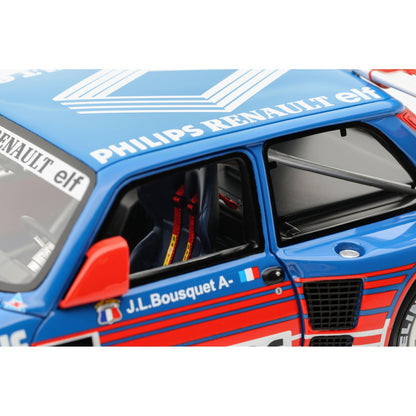 Otto 1987 Renault R5 Maxi Turbo Philips No 5 Super Production Rally Bluette Red 1:18