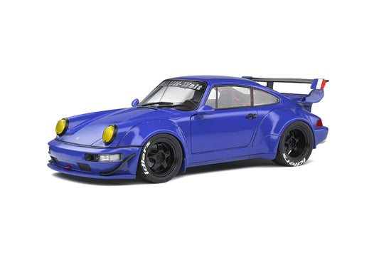 Solido 2017 Porsche 911 (964) RWB Bodykit Champagne Blue 1:18