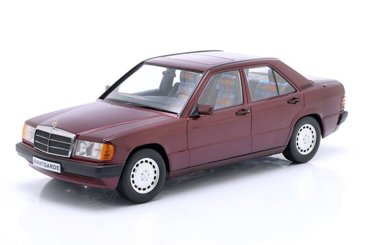 Triple 9 1993 Mercedes-Benz 190 E 2.3 Avantgarde (W201) Dark Red 1:18