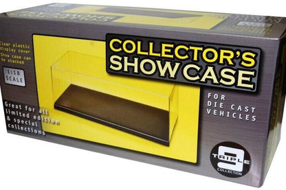 Triple 9 - Accessories - Collector's Showcase Display Acrylic with Black Plastic Base 1:18