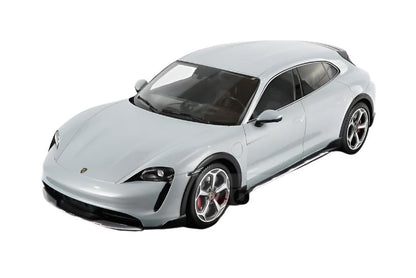 Minichamps 2021 Porsche Taycan 4S Cross Turismo Ice Grey 1:18 DEALER EDITION