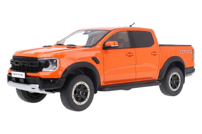 MCG 2023 Ford Ranger Raptor Crew Cab Pickup Truck Orange 1:18