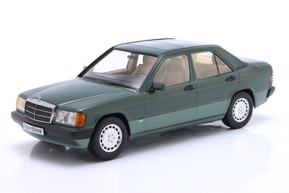 Triple 9 1993 Mercedes-Benz 190 E 2.3 Sportline (W201) Dark Green 1:18