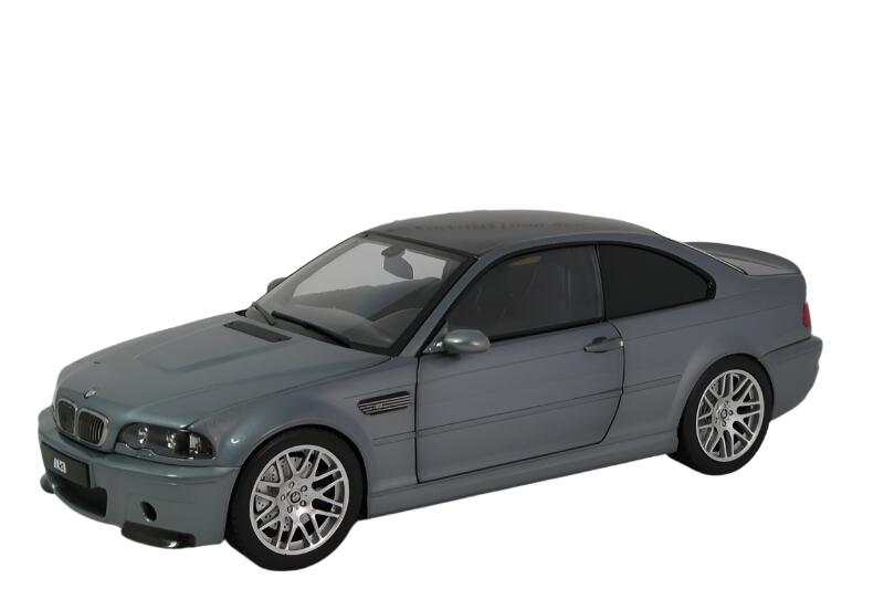 Norev 2000 BMW M3 CSL (E46) Grey Metallic 1:18