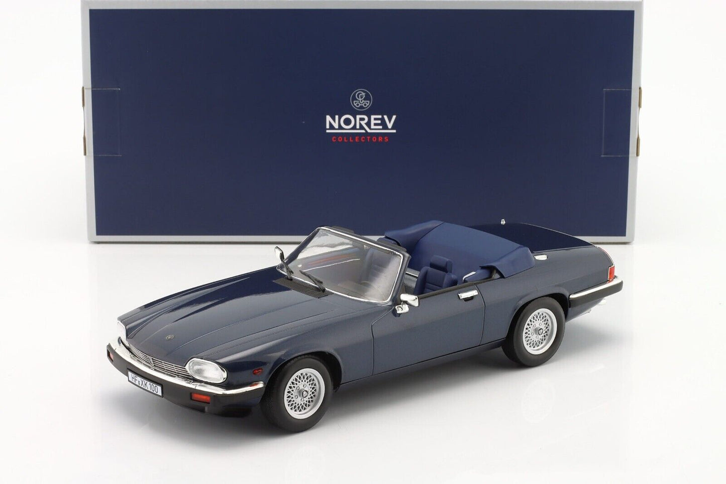 Norev 1988 Jaguar XJ-S Cabriolet Blue Metallic 1:18 LIMITED