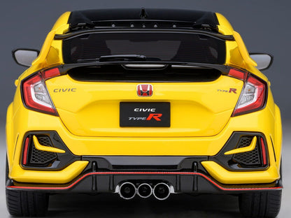 AUTOart 2021 Honda Civic Type R (FK8) Sunlight Yellow 1:18