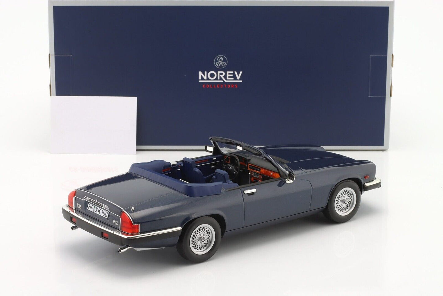 Norev 1988 Jaguar XJ-S Cabriolet Blue Metallic 1:18 LIMITED