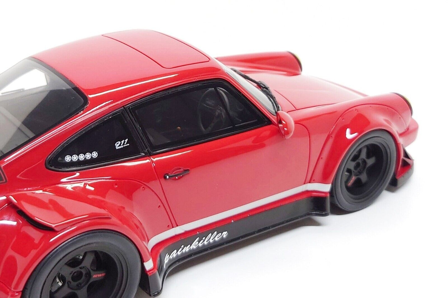 GT Spirit 2023 Porsche 911 964 RWB Painkiller Indian Red 1:18 Resin