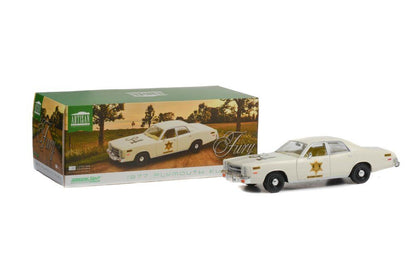 Greenlight 1977 Plymouth Fury Riverton Sheriff #34 Police Cruiser (Dukes of Hazzard) 1:18