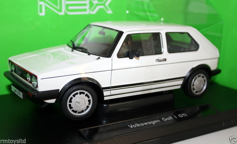 Welly 1983 VW Golf GTI MK1 White 1:18