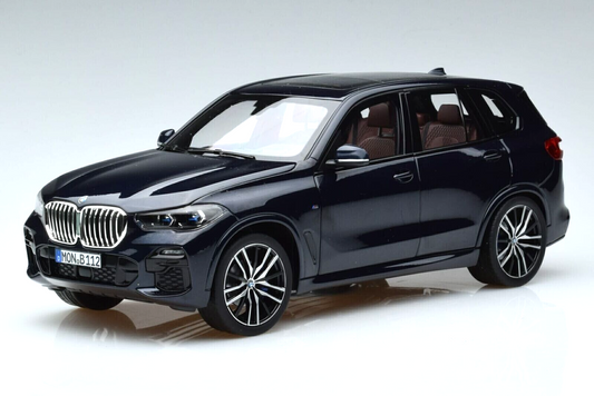 Norev 2019 BMW X5 4.0i X-Drive M-Sport (G05) Dark Blue Metallic 1:18