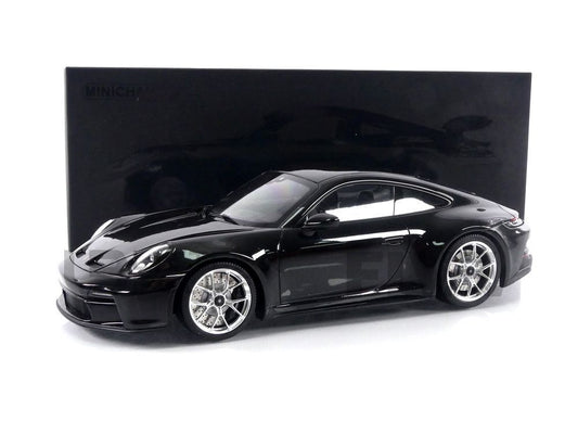 Minichamps 2022 Porsche 911 992 GT3 Touring Black w/ Silver Wheels 1:18