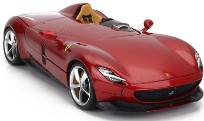 Bburago 2018 Ferrari Monza SP1 Rossa Monza Red Metallic 1:18