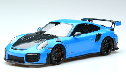 Minichamps 2018 Porsche 911 991.2 GT2 RS Blue w/ Black Hood & Wheels 1:18 SEALED (Copy)