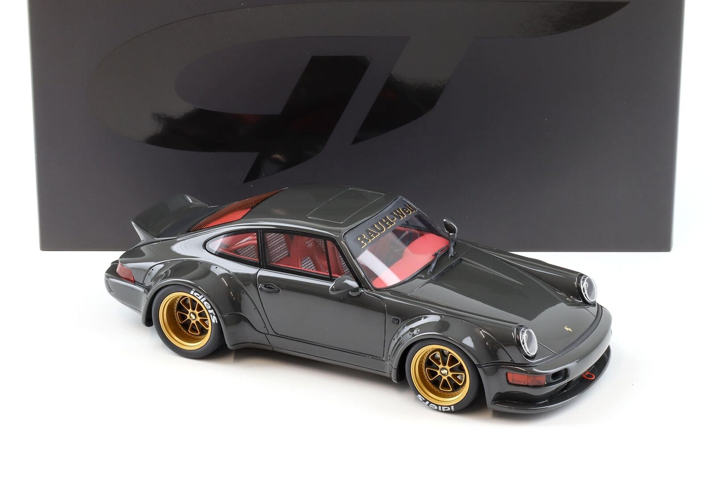 GT Spirit 2018 Porsche 911 964 RWB Bourgogne Grey 1:18 Resin