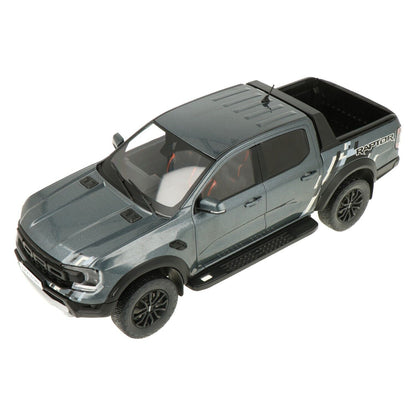 MCG 2023 Ford Ranger Raptor Crew Cab Pickup Truck Dark Grey Metallic 1:18