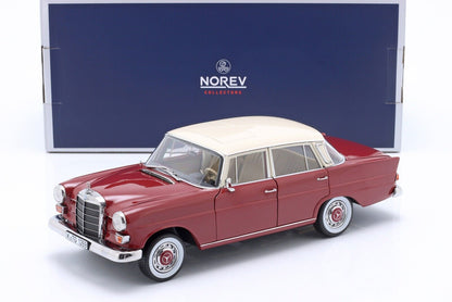 Norev 1966 Mercedes-Benz 200 (W110) Sedan Red 1:18