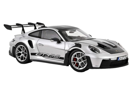 Norev 2022 Porsche 911 992 GT3 RS w/ Weissach Package GT Silver Metallic 1:18