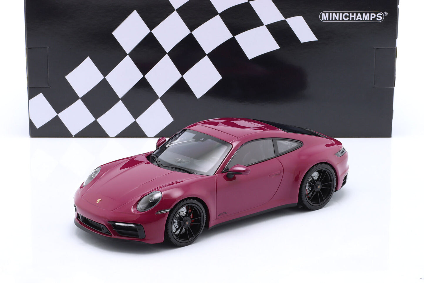 Minichamps 2020 Porsche 911 992 Carrera 4 GTS Ruby Star Neo 1:18 SEALED