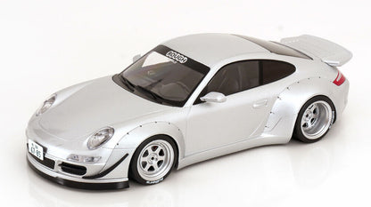 Ixo Porsche 911 997 RWB Silver 1:18