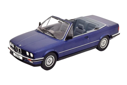 MCG 1989 BMW 325i (e30) Cabriolet Blue 1:18