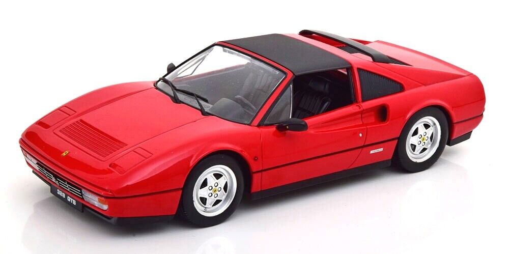 KK Scale 1985 Ferrari 328 GTS Magnum P.I. Ferrari Red 1:18