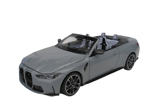 Minichamps 2021 BMW M4 Cabriolet (G83) Grey Metallic 1:18