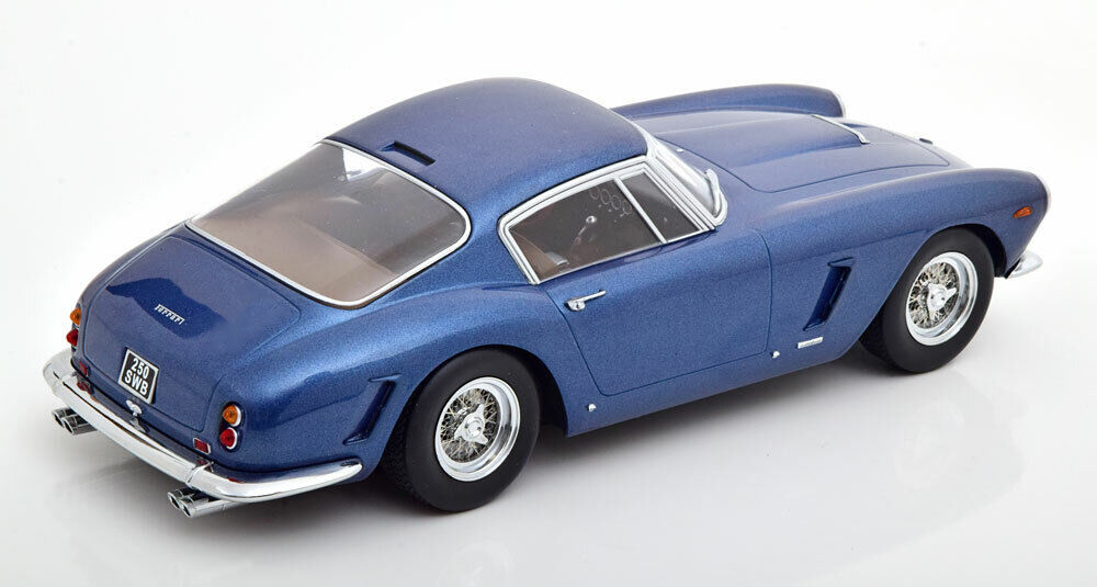 KK Scale 1961 Ferrari 250 GT SWB Passo Corto (Short Step) Blue Metallic 1:18