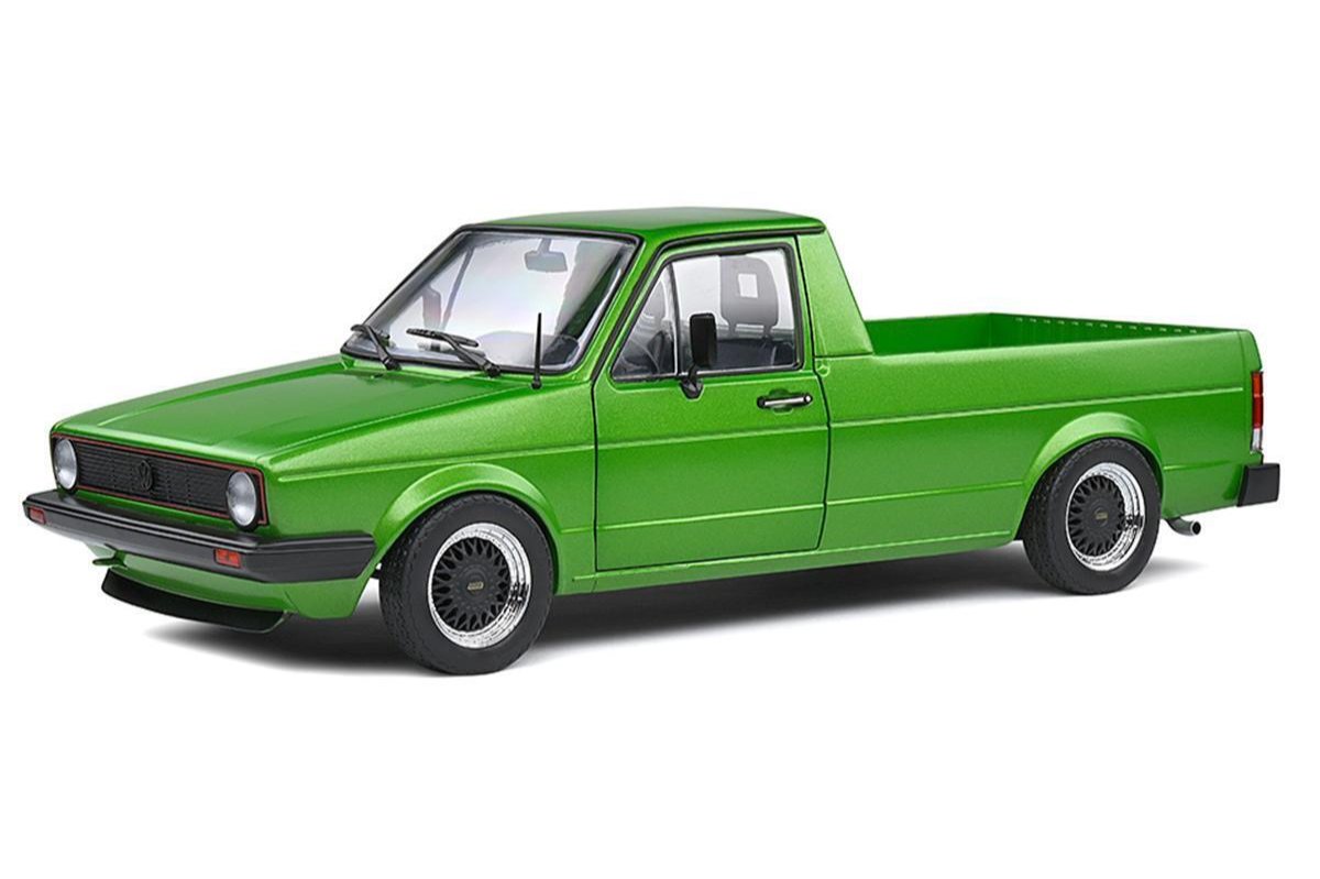 Solido 1982 Volkswagen MK 1 Caddy Pickup Lime Green Metallic 1:18