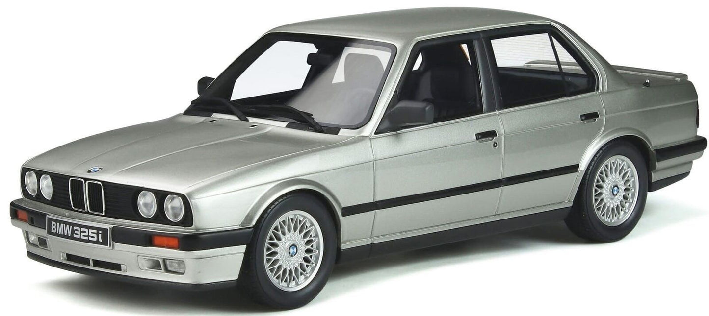 Otto 1988 BMW E30 325i Sedan Silver 1:18