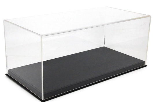 Luxbox Display Case with Black Leather (synthetic) Base 1:18