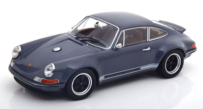 KK Scale 2014 Rendition Porsche 911 by Singer Coupe Grey w/ Black Wheels 1:18