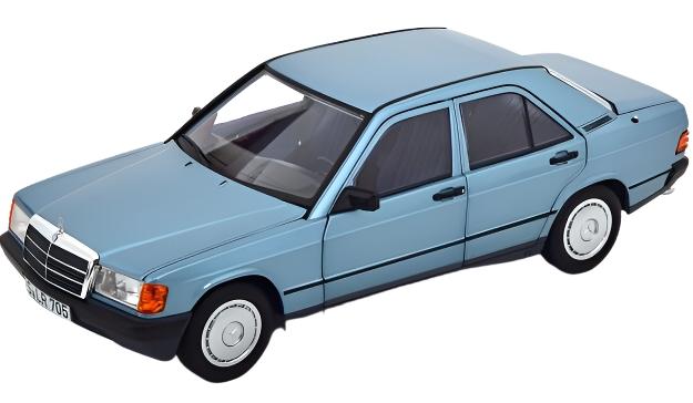 Norev 1984 1:18 Mercedes-Benz 190 E Light Blue